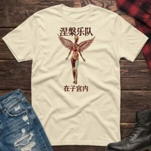 Nirvana In Utero Chinese Fan Art Vintage T-Shirt