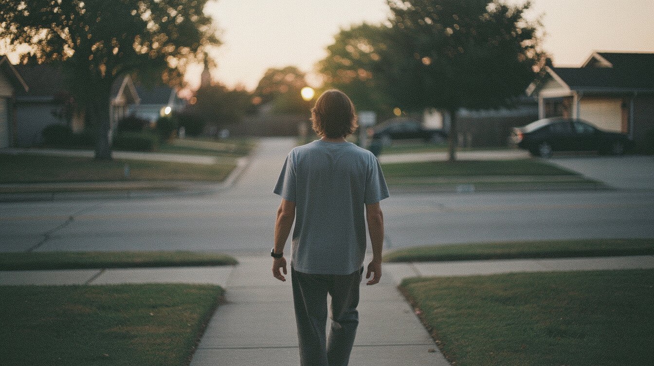 person wearing understated shirt, no text visible, quiet confidence
