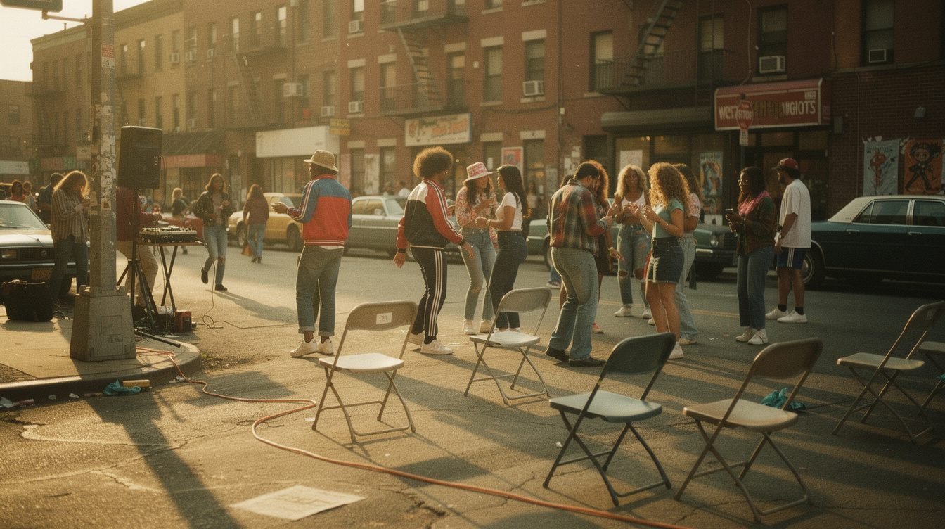old school hip hop shirts era block party scene
